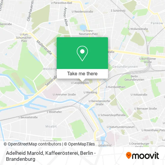 Карта Adelheid Marold, Kaffeerösterei