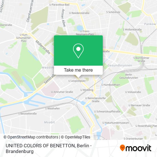 UNITED COLORS OF BENETTON map