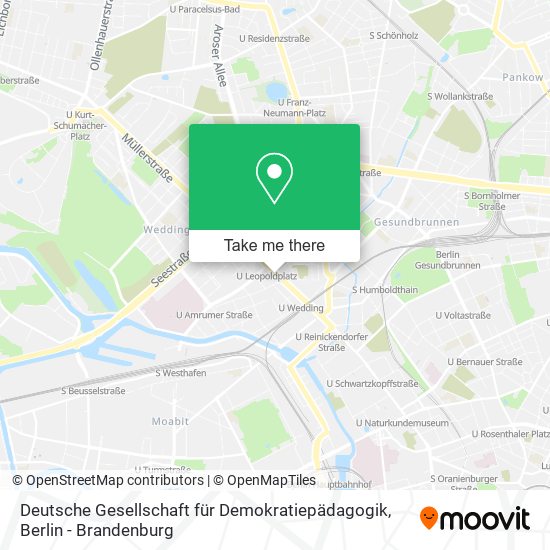 Deutsche Gesellschaft für Demokratiepädagogik map