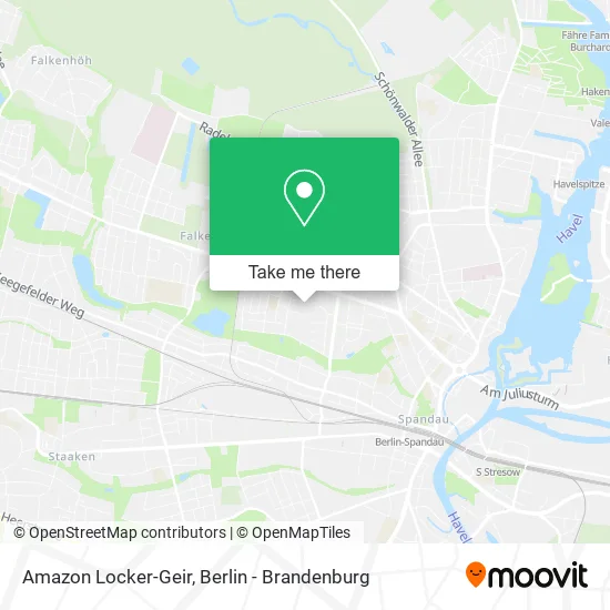 Карта Amazon Locker-Geir
