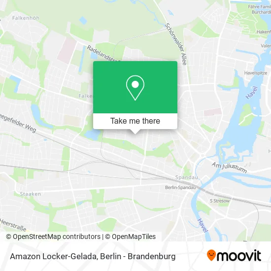 Карта Amazon Locker-Gelada
