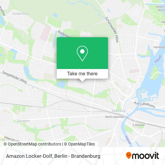 Amazon Locker-Dolf map