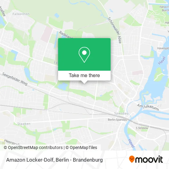 Карта Amazon Locker-Dolf