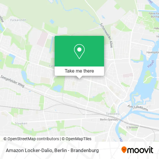 Карта Amazon Locker-Dalio
