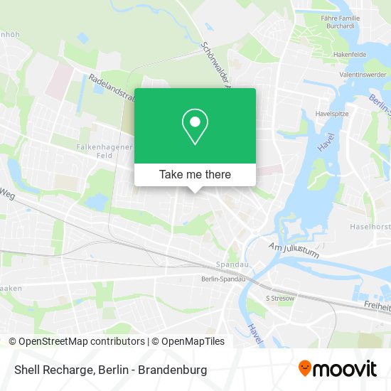 Shell Recharge map