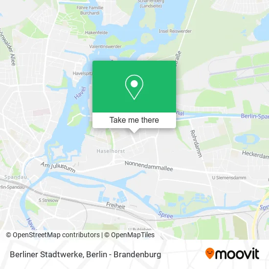 Berliner Stadtwerke map