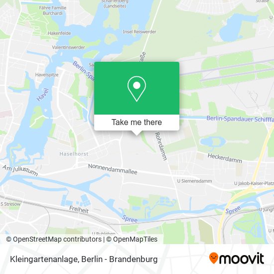 Kleingartenanlage map