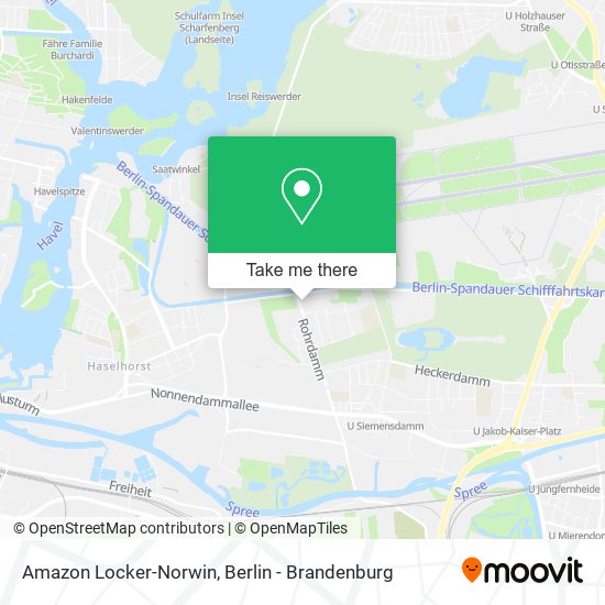 Amazon Locker-Norwin map