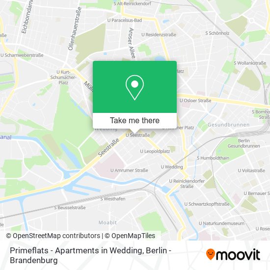 Primeflats - Apartments in Wedding map