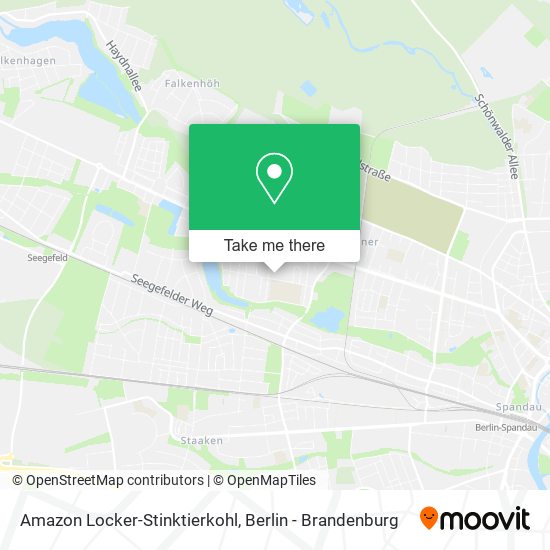 Amazon Locker-Stinktierkohl map