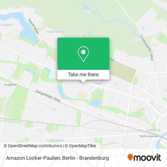 Amazon Locker-Paulien map