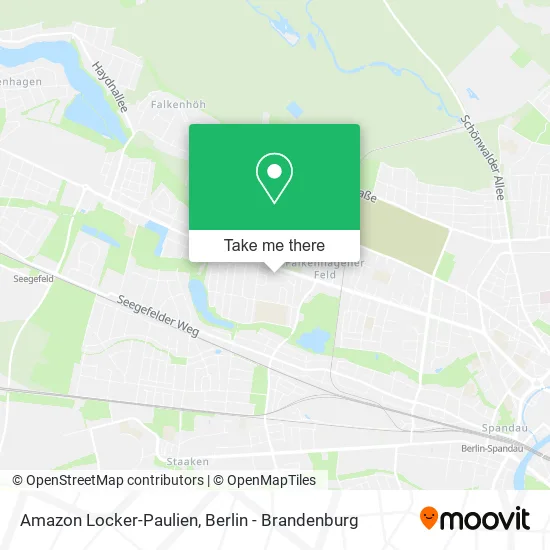 Карта Amazon Locker-Paulien