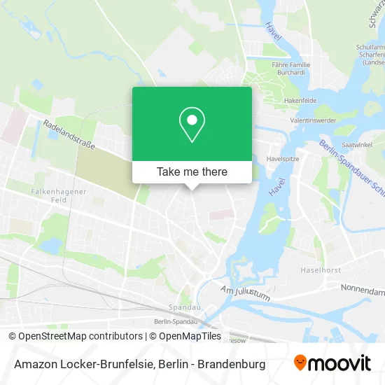 Карта Amazon Locker-Brunfelsie