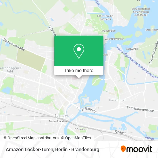 Карта Amazon Locker-Turen