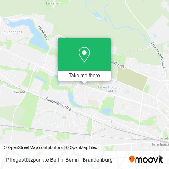 Карта Pflegestützpunkte Berlin