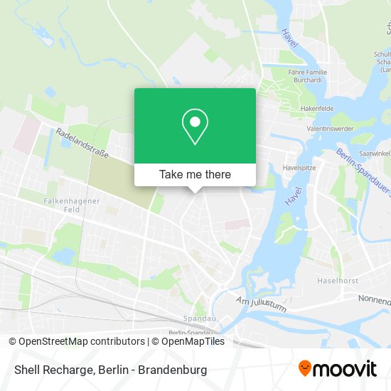 Shell Recharge map