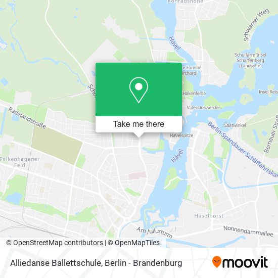 Alliedanse Ballettschule map