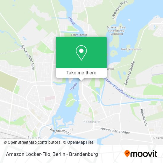 Amazon Locker-Filo map