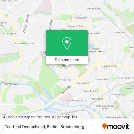 Tearfund Deutschland map