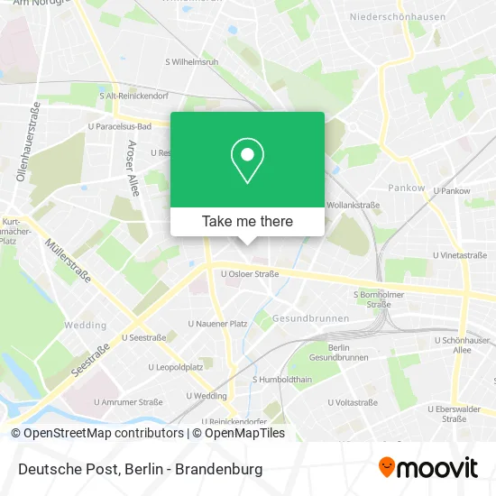 Карта Deutsche Post