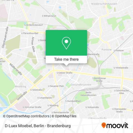 Карта D-Luex Moebel