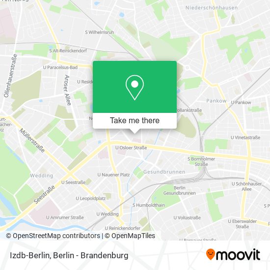 Izdb-Berlin map