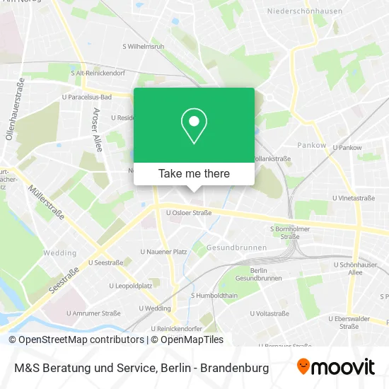 M&S Beratung und Service map
