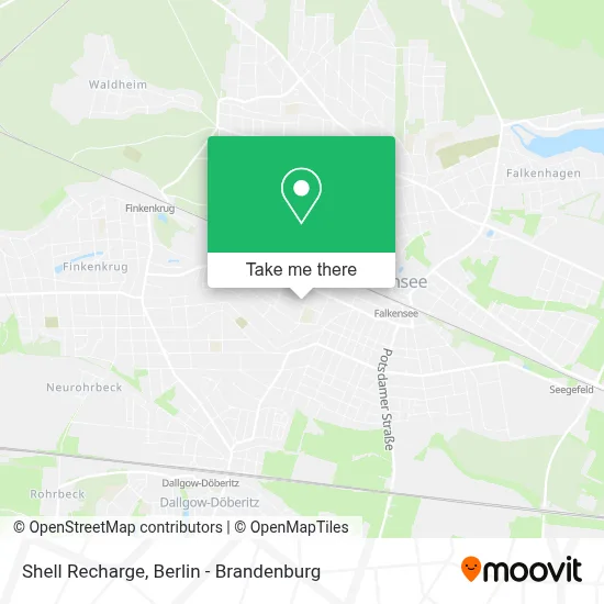 Shell Recharge map
