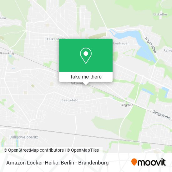 Amazon Locker-Heiko map