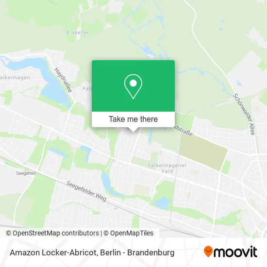 Карта Amazon Locker-Abricot