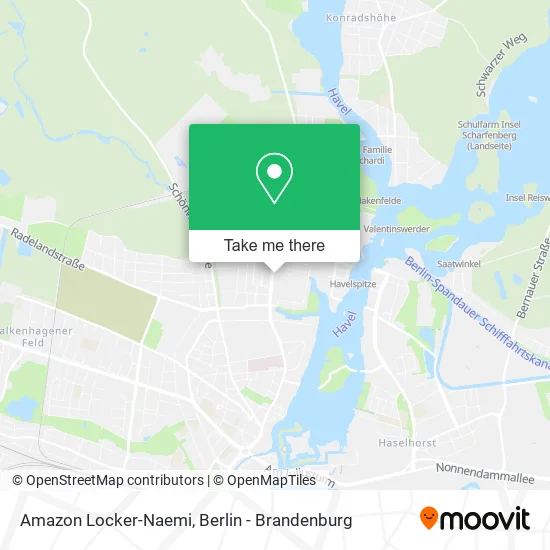 Карта Amazon Locker-Naemi