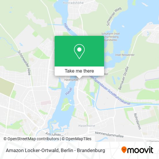 Amazon Locker-Ortwald map