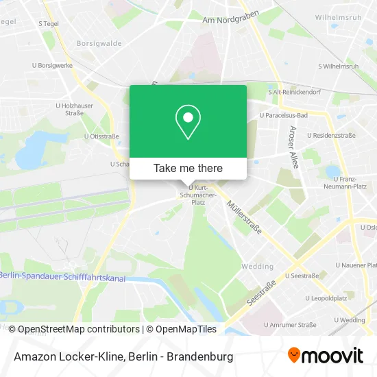 Карта Amazon Locker-Kline
