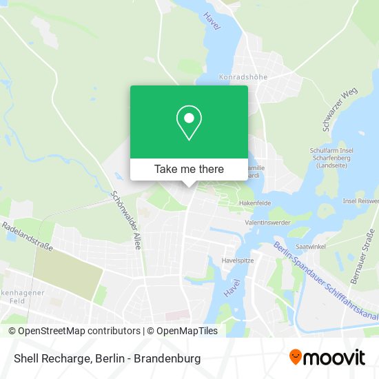 Shell Recharge map