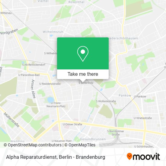 Alpha Reparaturdienst map