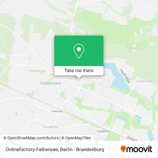 Карта Onlinefactory-Falkensee