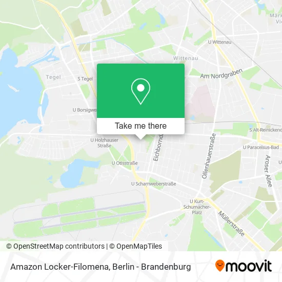 Карта Amazon Locker-Filomena