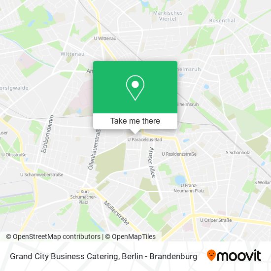 Grand City Business Catering map