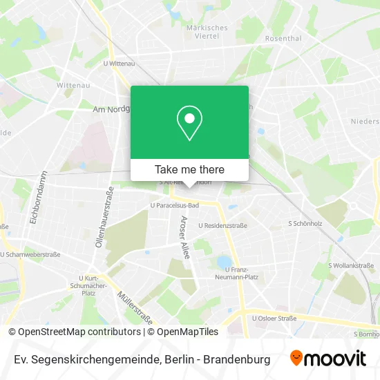 Ev. Segenskirchengemeinde map