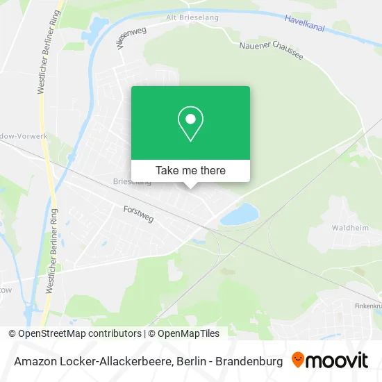 Карта Amazon Locker-Allackerbeere