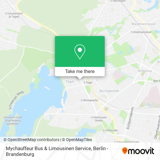 Карта Mychauffeur Bus & Limousinen Service