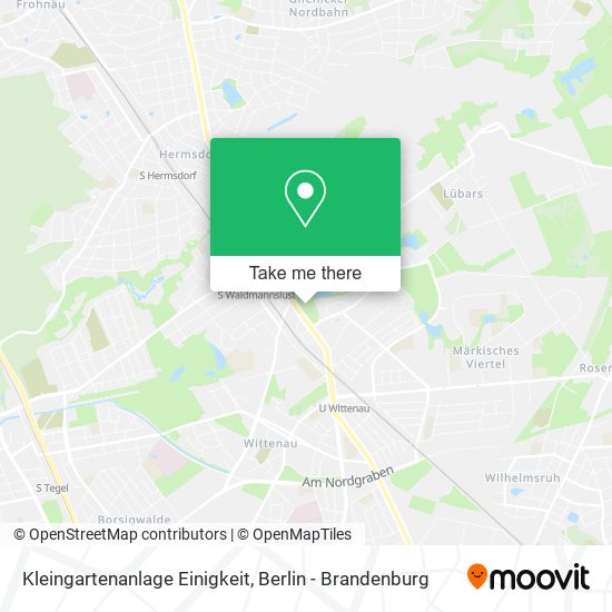 Kleingartenanlage Einigkeit map