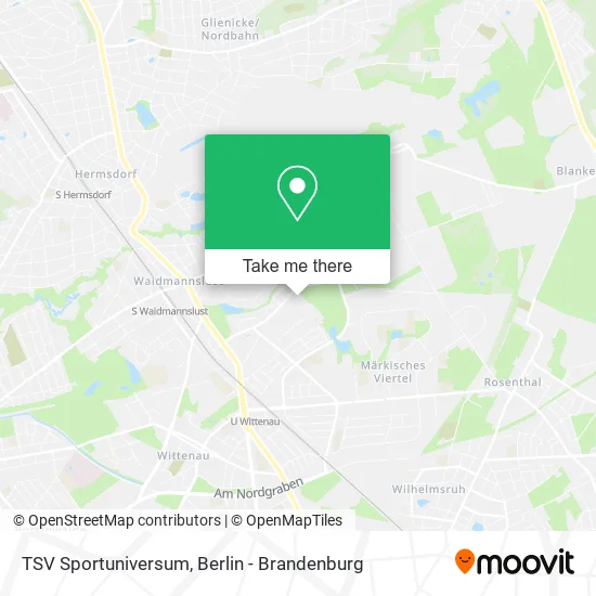 TSV Sportuniversum map