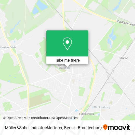 Карта Müller&Sohn: Industriekletterer