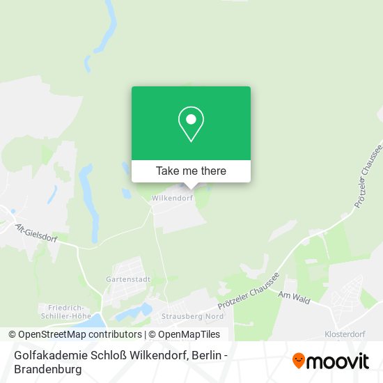 Golfakademie Schloß Wilkendorf map