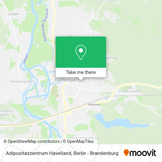 Adipositaszentrum Havelland map