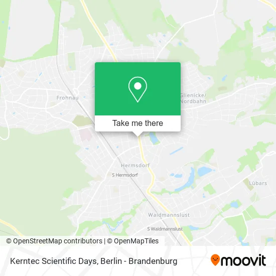Карта Kerntec Scientific Days