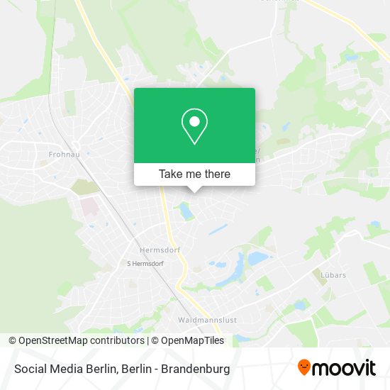 Social Media Berlin map