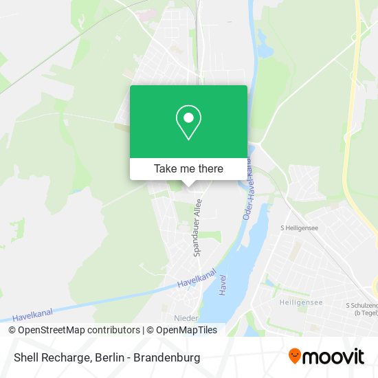 Shell Recharge map