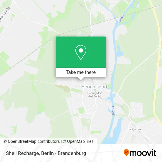 Shell Recharge map